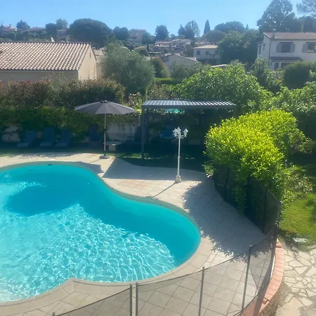 Studio Climatise Avec Piscine Et Jardin Villeneuve-Loubet Buitenkant foto